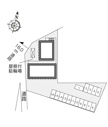 ★手数料０円★北葛飾郡松伏町松伏　月極駐車場（LP）